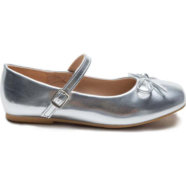 Julietta Bow Flats, Silver - Mary Janes - 2