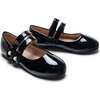 Dorothea Banded Patent Flats, Black - Mary Janes - 3