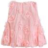 Bow Flower Sleeveless Dress, Pink - Dresses - 3
