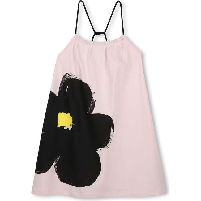 Daisy Print Pink Sundress - Dresses - 1