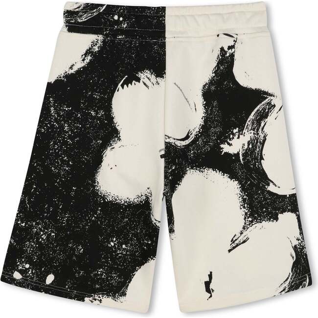 Ivory & Black Bermuda Shorts - Shorts - 2