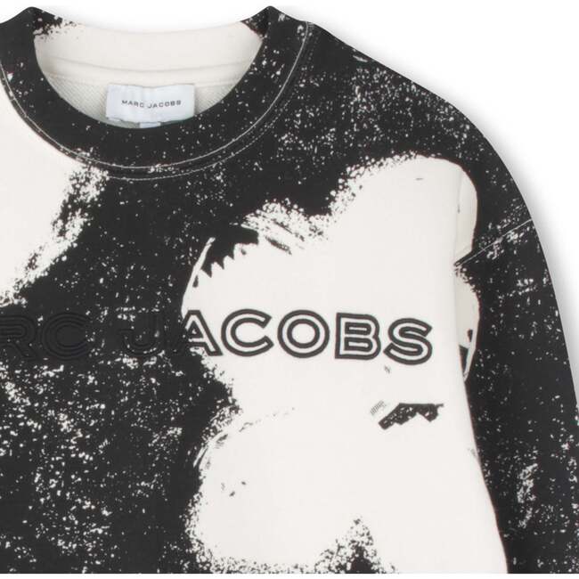 Ivory & Black Sweatshirt - Sweaters - 3