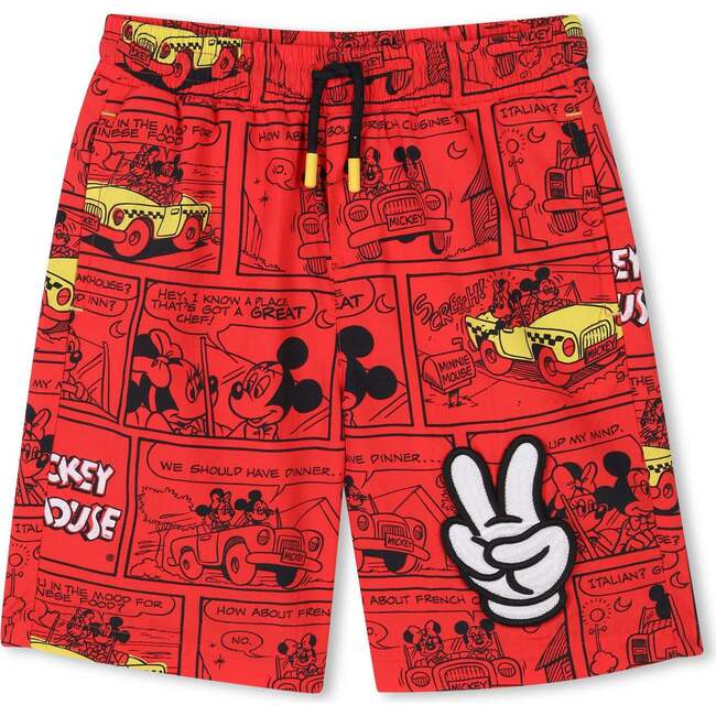 Bright Red Swim Trunks
