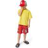 Bright Red Swim Trunks - Swim Trunks - 3