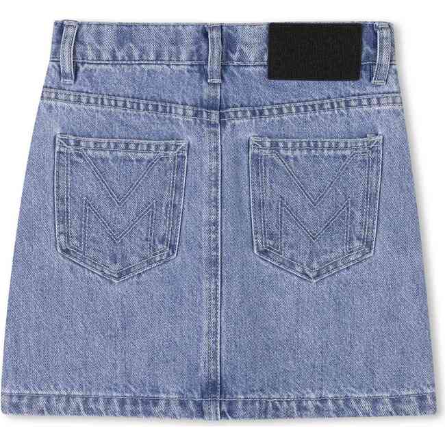 Blue Denim Skirt - Skirts - 3