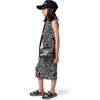Black Sleeveless Logo Dress - Dresses - 2
