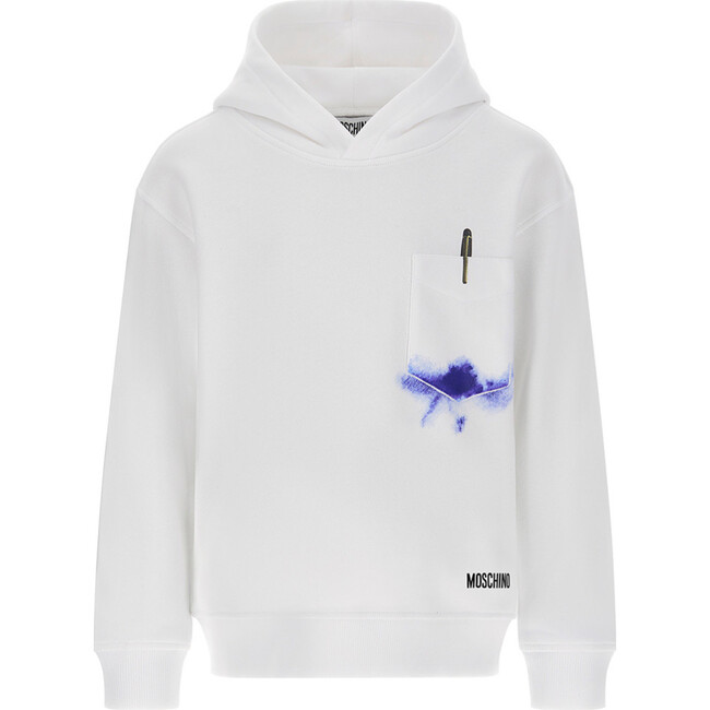 White Hooded Sweatshirt
