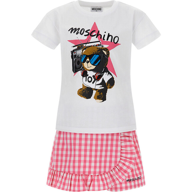 T-Shirt & Check Shorts Set