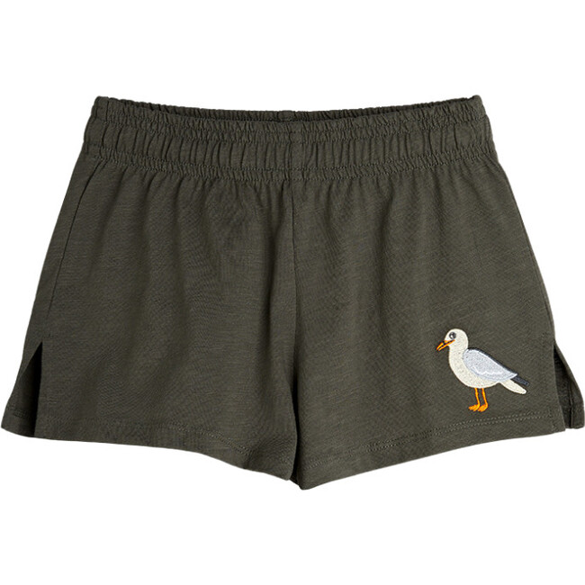 Seagull Embroidered Shorts