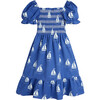 Sailing Boats Woven Smock Dress - Dresses - 2