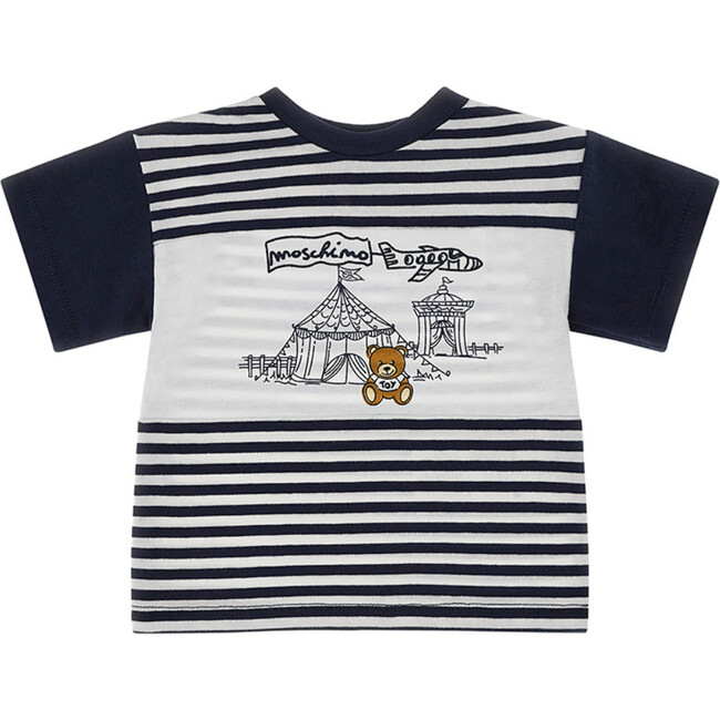 Blue Stripes Baby T-Shirt