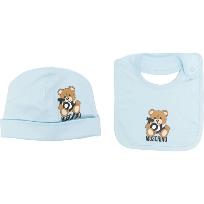 Baby Sky Hat & Bib Gift Set