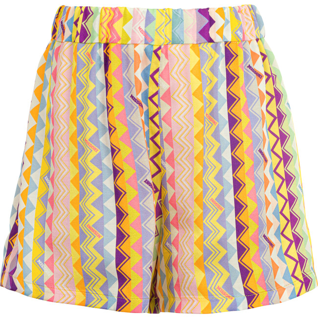 Multicolor Zigzag Shorts