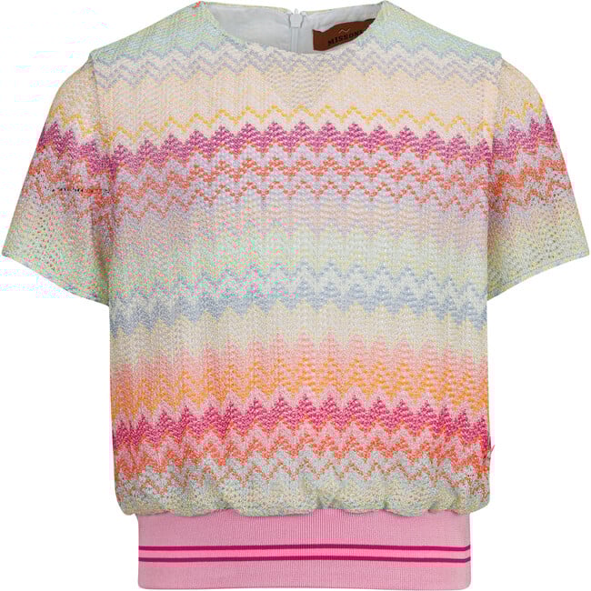 Multicolor Zigzag Top