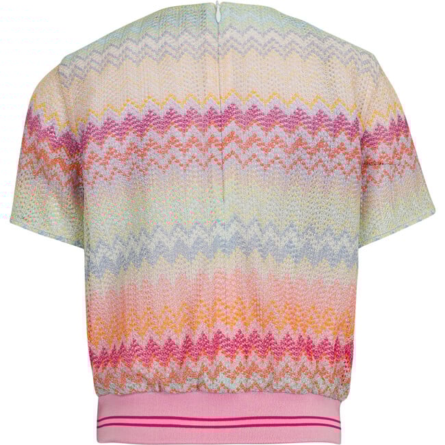 Multicolor Zigzag Top - T-Shirts - 2