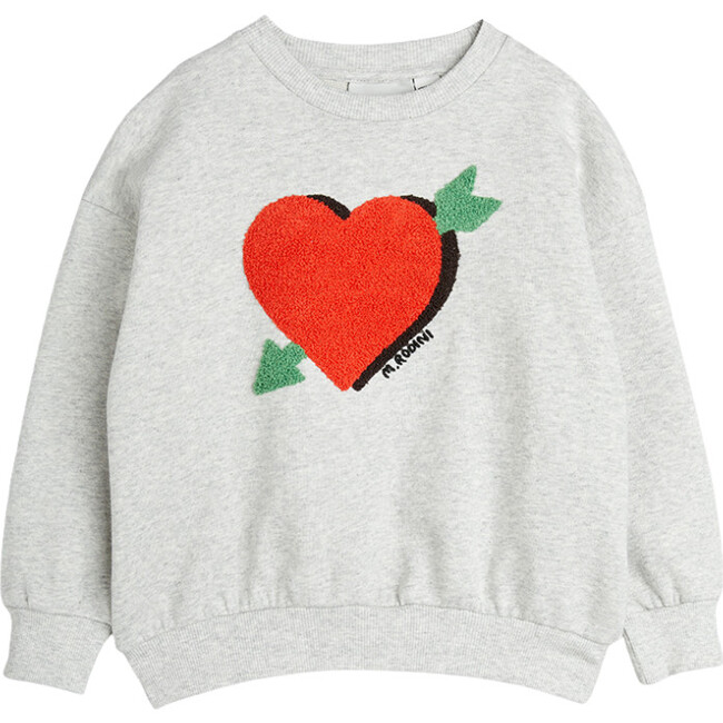 Arrowed Heart Chenille Sweatshirt
