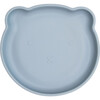 Silicone Bear Plate Blue - Tabletop - 3