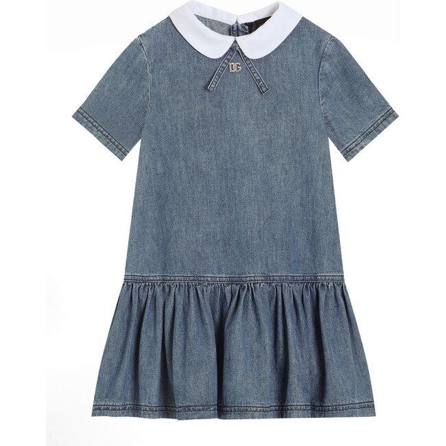 Short Sleeves Denim Dress
