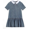 Short Sleeves Denim Dress - Dresses - 1 - thumbnail