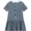 Short Sleeves Denim Dress - Dresses - 2