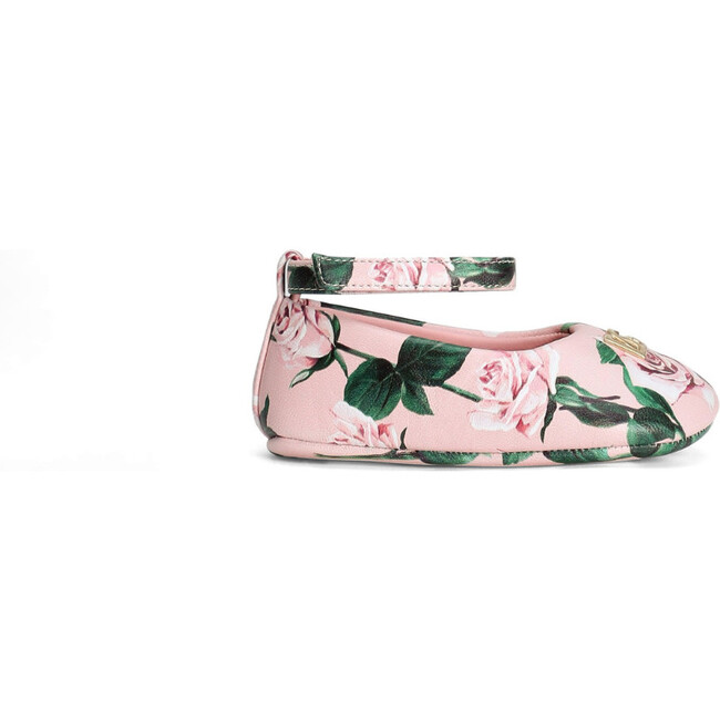 Rose Print Baby Ballerinas