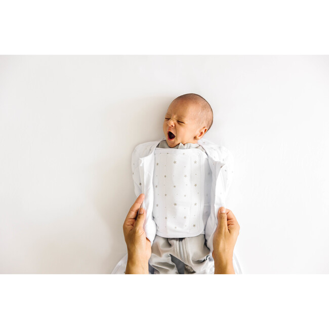 Dream Weighted Sleep Swaddle, Grey Star - Sleep Sacks - 2