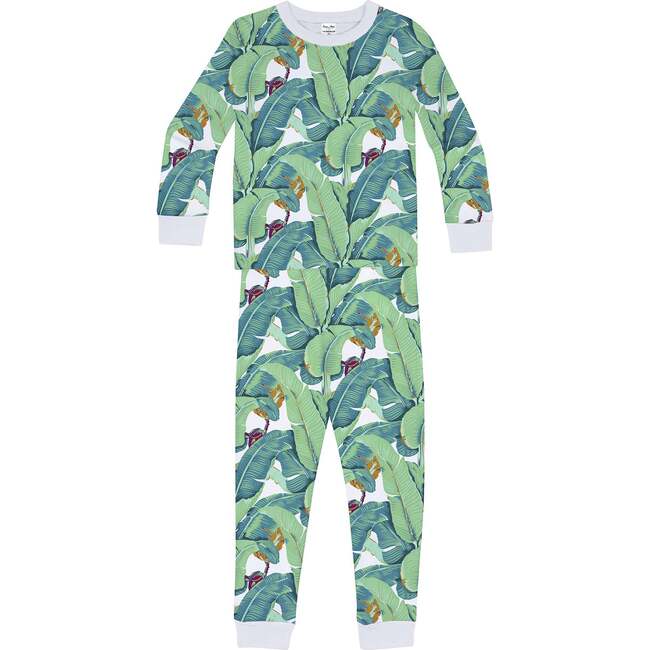 Kids Martinique® Green Banana Leaf PJ Set