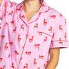 Women's Reindeer Pink Short PJ Set - Pajamas - 3