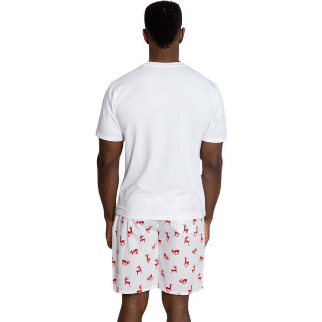 Men's Reindeer Red Sleep Shorts - Pajamas - 5