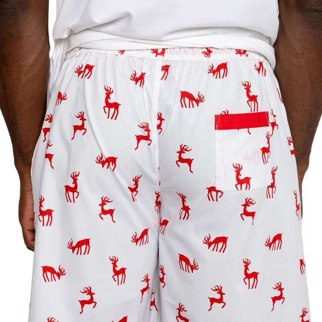 Men's Reindeer Red Sleep Shorts - Pajamas - 6