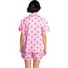 Women's Reindeer Pink Short PJ Set - Pajamas - 7