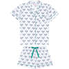 Women's Tennis Navy Short PJ Set - Pajamas - 1 - thumbnail