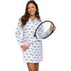 Women's Tennis Navy Night Shirt - Pajamas - 2