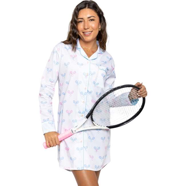 Women's Tennis Bow Night Shirt - Pajamas - 2