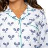 Women's Tennis Navy Night Shirt - Pajamas - 3