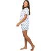 Women's Tennis Navy Short PJ Set - Pajamas - 4