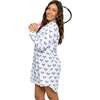 Women's Tennis Navy Night Shirt - Pajamas - 4