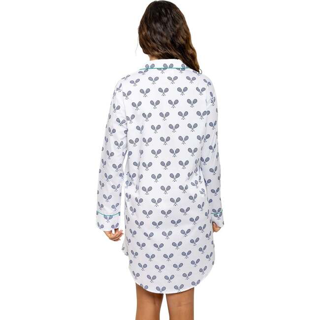 Women's Tennis Navy Night Shirt - Pajamas - 5