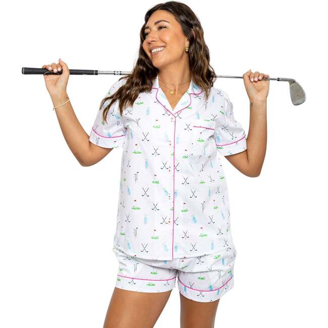 Women's Golf Short PJ Set - Pajamas - 2
