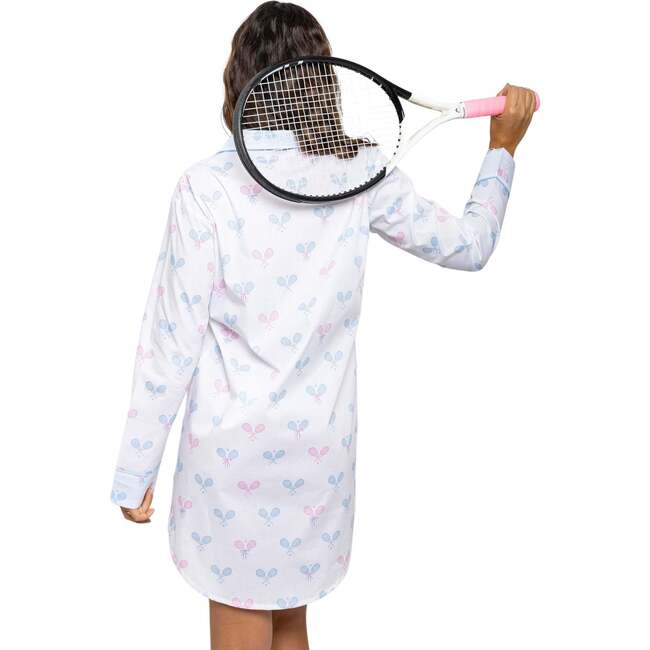Women's Tennis Bow Night Shirt - Pajamas - 5