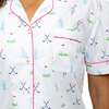 Women's Golf Short PJ Set - Pajamas - 3