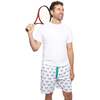 Men's Tennis Navy Sleep Shorts - Pajamas - 2