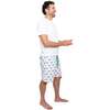 Men's Tennis Navy Sleep Shorts - Pajamas - 3