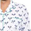 Men's Tennis Navy Long PJ Set - Pajamas - 3