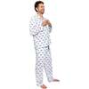 Men's Tennis Navy Long PJ Set - Pajamas - 4