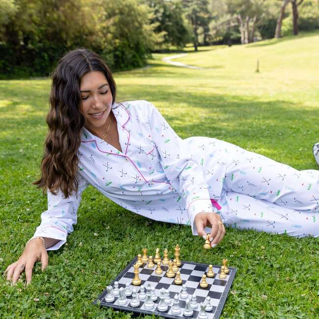 Women's Golf Long PJ Set - Pajamas - 6
