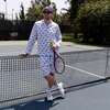 Men's Tennis Navy Sleep Shorts - Pajamas - 7
