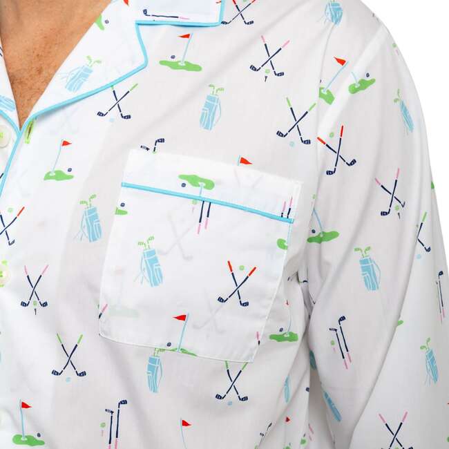 Men's Golf Long PJ Set - Pajamas - 3
