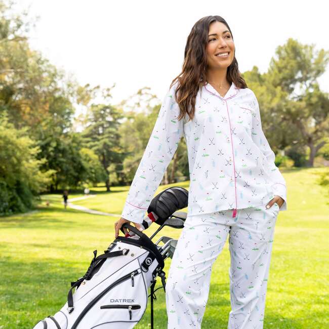 Women's Golf Long PJ Set - Pajamas - 7