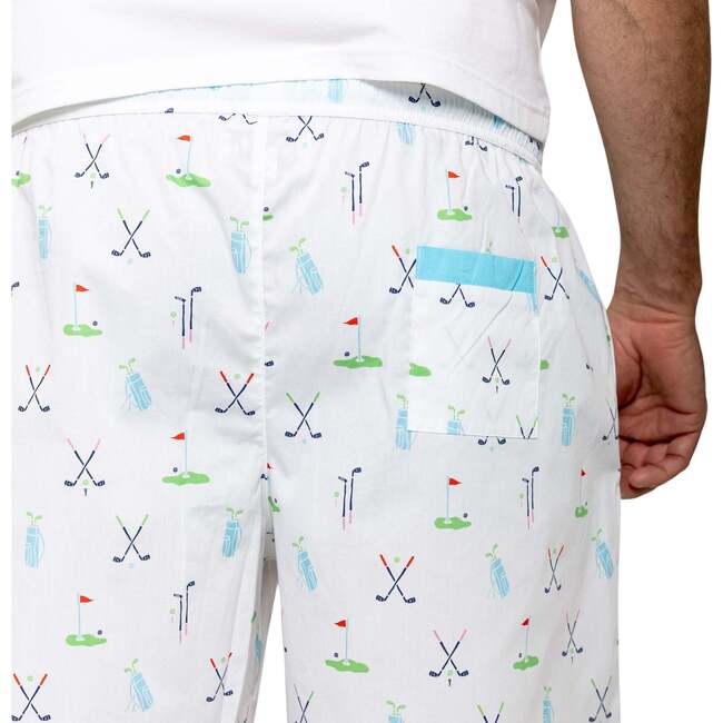 Men's Golf Sleep Shorts - Pajamas - 4